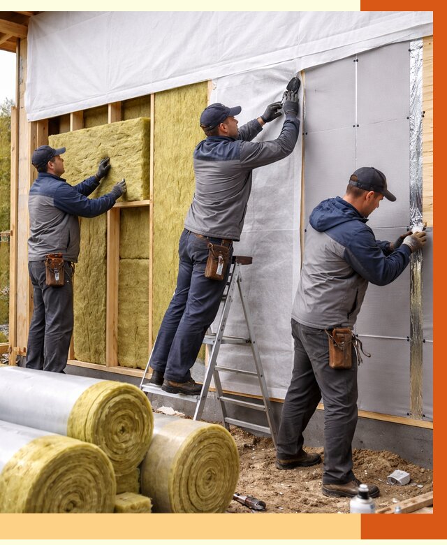 Утепление каркасного дома в Салавате от 4481 руб./м2 — профессионально | ТепломастерСлв