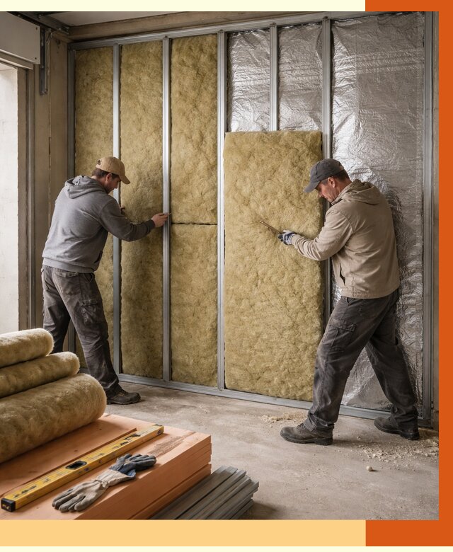 Утепление гаража изнутри в Салавате от 8002 руб/м2 — работы и цена | ТепломастерСлв