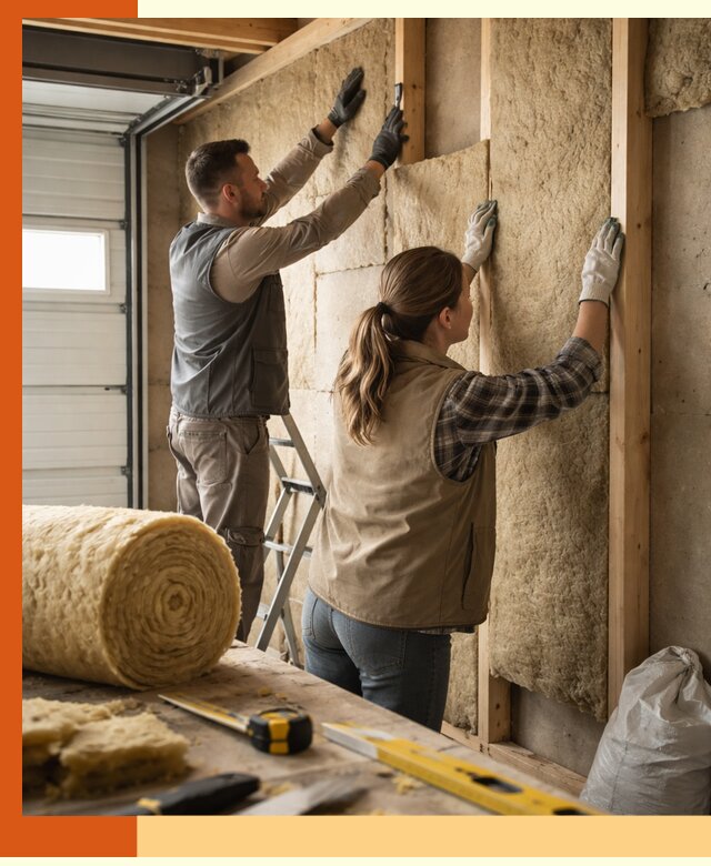 Утепление гаража изнутри в Салавате: быстро и надежно