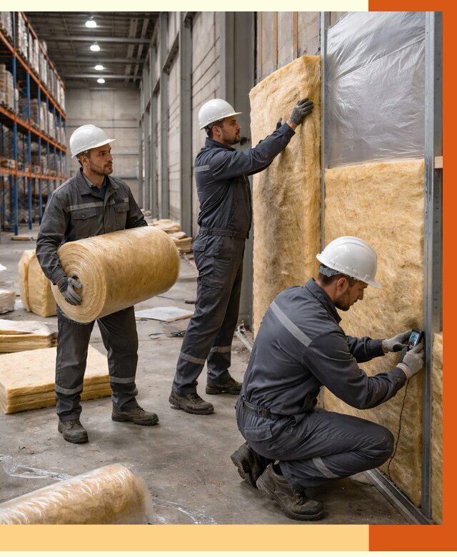 Утепление логистического центра в Салавате от 4801 руб/м² под ключ | ТепломастерСлв