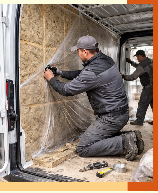 Утепление фургона в Салавате от 17604 руб/м2 — утепление фургона ППУ и кузова | ТепломастерСлв