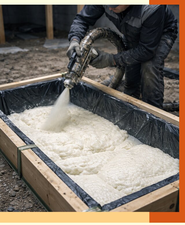 Заливка ППУ в формы в Салавате от 2667 руб. — утепление форм под ключ | ТепломастерСлв
