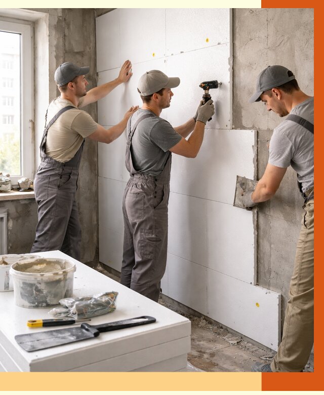 Утепление пенопластом домов и стен в Салавате от 1974 руб. — ТепломастерСлв