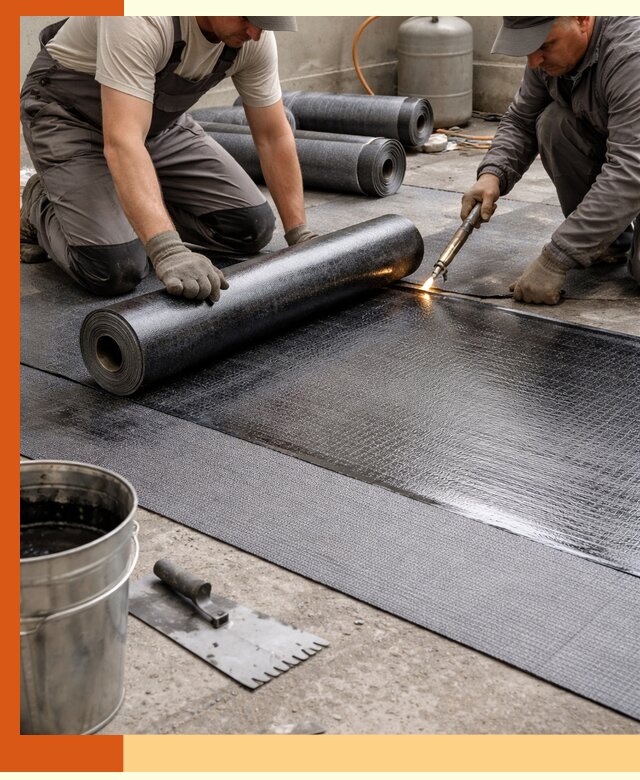 Монтаж гидроизоляционной мембраны в Салавате для зданий и конструкций